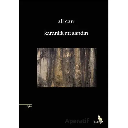 Karanlık Mı Sandın - Ali Sarı - Zuzu Kitap