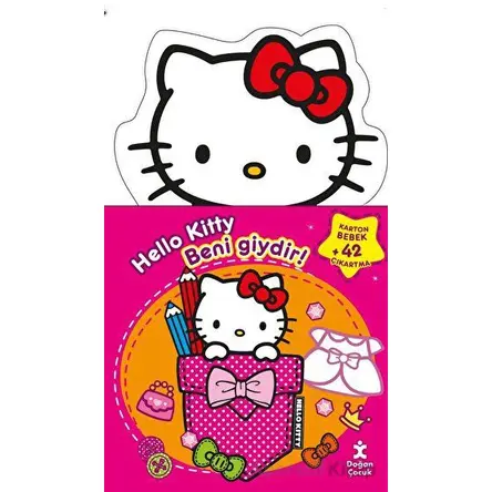 Hello Kitty Beni Giydir Çıkartmalı Etkinlik Kitabı - Kolektif - Doğan Çocuk