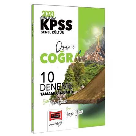 Yargı 2023 KPSS Divan-ı Coğrafya Tamamı Çözümlü 10 Deneme