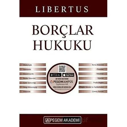 KPSS A Grubu Libertus Borçlar Hukuku Konu Anlatımı Video Destekli Pegem Akademi Yayınları