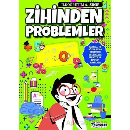 Zihinden Problemler İlköğretim 4. Sınıf - Erdem Öztürk - Teleskop Popüler Bilim