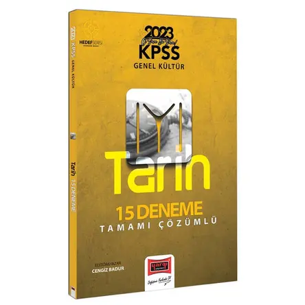 Yargı 2023 KPSS Genel Kültür Hedef IYI Serisi Tarih Tamamı Çözümlü 15 Deneme
