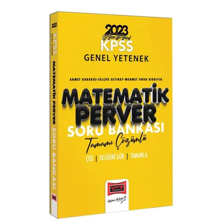 Yargı 2023 KPSS Matematikperver Tamamı Çözümlü Soru Bankası