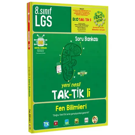 Tonguç Akademi 8. Sınıf Fen Bilimleri Eko Taktikli Soru Bankası