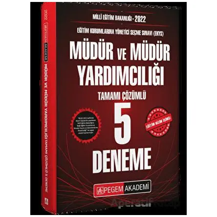 2023 Milli Eğitim Bakanlığı EKYS Müdür ve Müdür Yardımcılığı Tamamı Çözümlü 5 Deneme