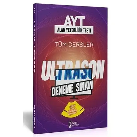 İsem AYT Tüm Dersler Ultrason Deneme