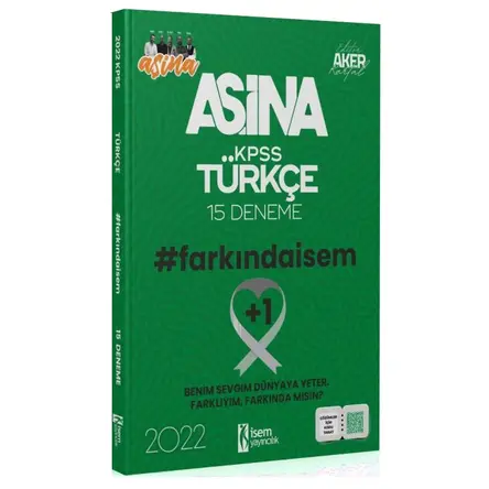 İsem 2022 KPSS Türkçe Aşina Çözümlü 15 Deneme