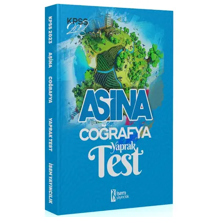 İsem 2023 KPSS Coğrafya Aşina Yaprak Test Çek Kopart