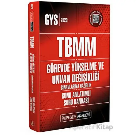 2025 GYS TBMM Görevde Yükselme ve Ünvan Değişikliği Sınavlarına Hazırlık Konu Anlatımlı Soru Bankası