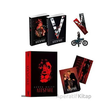 Ateşpare Serisi Set (2 Kitap) - Ceren Melek - Ephesus Yayınları