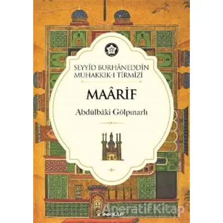 Maarif - Abdülbaki Gölpınarlı - İnkılap Kitabevi