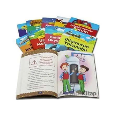 3. Sınıf Okuma Kitapları Seti - 10 Kitap - Celal Akbaş - Çocuk Gezegeni