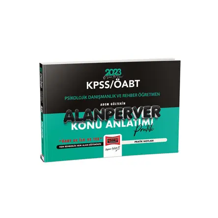 Yargı 2023 KPSS ÖABT Psikolojik Danışmanlık ve Rehber Öğretmen(PDR) Alanperver Pratik Konu Anlatımı