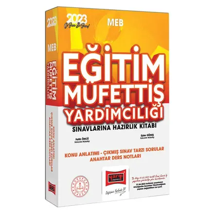 Yargı 2023 MEB Eğitim Müfettiş Yardımcılığı Sınavlarına Hazırlık Konu Anlatımı-Çıkmış Sınav Soruları