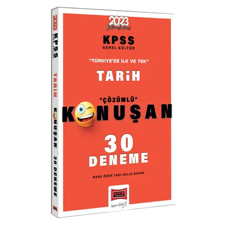 Yargı 2023 KPSS Tarih Tamamı Çözümlü Konuşan 30 Deneme