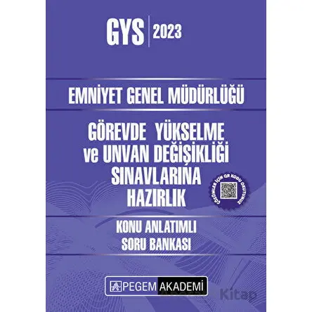 2023 Emniyet Genel Müdürlüğü Görevde Yükselme ve Unvan Değişikliği Konu Anlatımlı Soru Bankası
