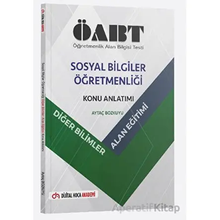 ÖABT Sosyal Bilgiler Öğretmenliği Diğer Bilimler - Alan Eğitimi Konu Anlatımı