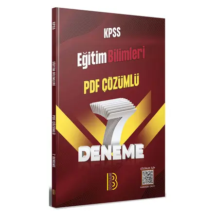 Benim Hocam KPSS Eğitim Bilimleri PDF Çözümlü 7 Deneme