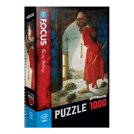 The Tortoise Trainer Kaplumbağa Terbiyecisi 1000 Parça Puzzle Blue Focus Games