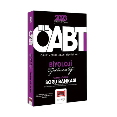 Yargı 2023 KPSS ÖABT Biyoloji Öğretmenliği Tamamı Çözümlü Soru Bankası