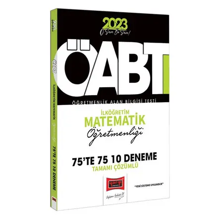Yargı 2023 KPSS ÖABT İlköğretim Matematik Öğretmenliği Tamamı Çözümlü 10 Deneme