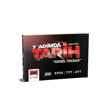 Yargı 2023 KPSS 7 Adımda Tarih Genel Tekrar