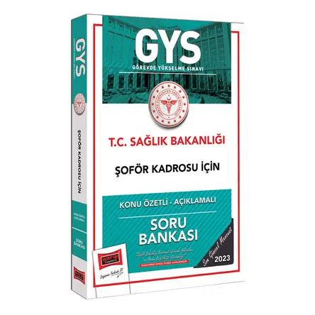 Yargı 2023 Sağlık Bakanlığı Şöför Kadrosu İçin Konu Özetli Açıklamalı Soru Bankası