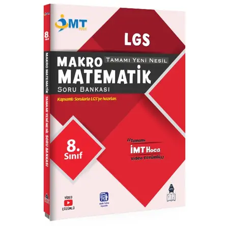 İMT Hoca 8. Sınıf LGS Matematik Makro Soru Bankası Video Çözümlü