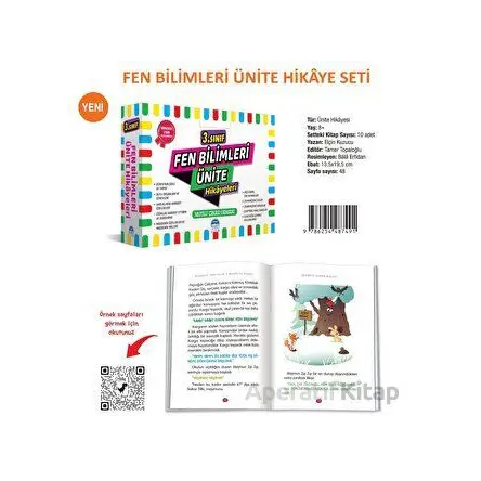 3. Sınıf Fen Bilimleri Ünite Hikayeleri - Kolektif - Martı Çocuk Yayınları