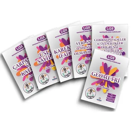 Kurul 8. Sınıf LGS Matematik Soru Fasikülleri 6 lı Set 2025