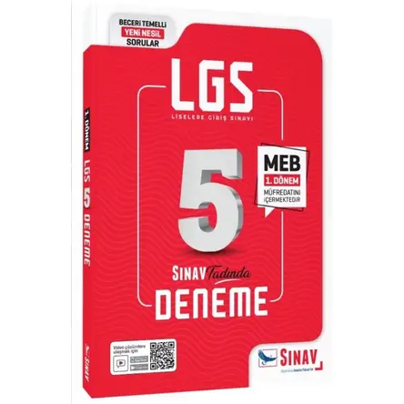 Sınav 2023 Özel LGS 8. Sınıf 1. Dönem 5 Deneme