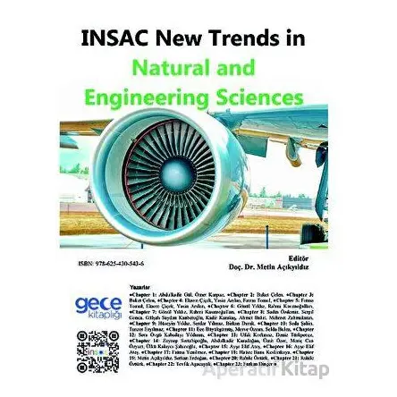 İNSAC New Trends in Natural and Engineering Sciences - Metin Açıkyıldız - Gece Kitaplığı
