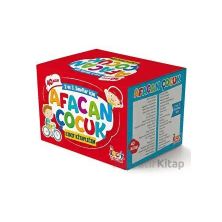Afacan Çocuk Sınıf Kitaplığım– (40 Kitap) - Tuba Öztürk - Bıcırık Yayınları