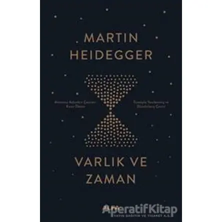 Varlık ve Zaman - Martin Heidegger - Alfa Yayınları