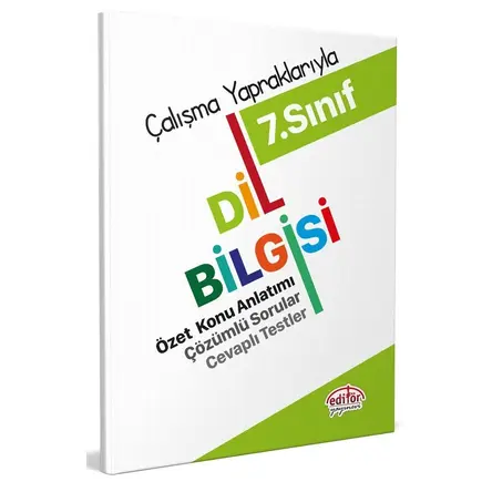 Editör 7. Sınıf Dil Bilgisi