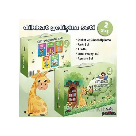 2 Yaş Dikkat Gelişim Seti - Afife Çoruk - Beyaz Panda Yayınları