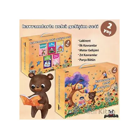 2 Yaş Kavramlarla Zeka Gelişim Seti - Afife Çoruk - Beyaz Panda Yayınları