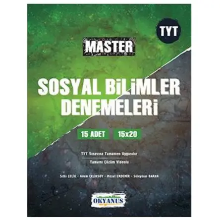 Okyanus TYT Sosyal Bilgiler Master 15 Deneme