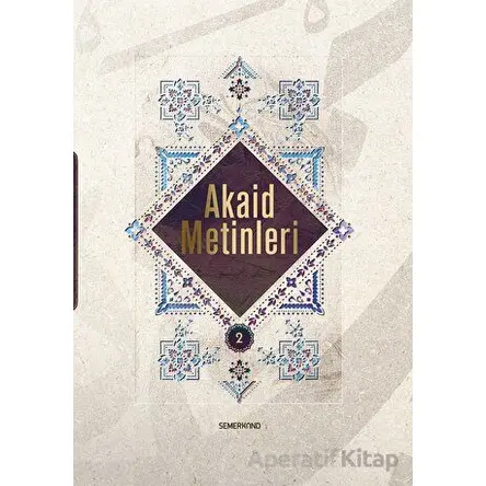 Akaid Metinleri 2 - Harun Tanır - Semerkand Yayınları