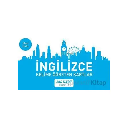 İngilizce Kelime Öğreten Kartlar Mavi Kutu (Sharp-z) - Kolektif - Mavi Kelebek Yayınları