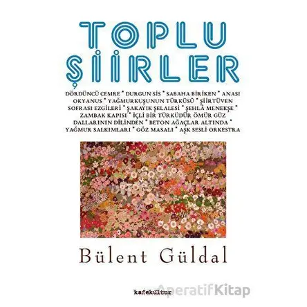 Toplu Şiirler - Bülent Güldal - Kafe Kültür Yayıncılık