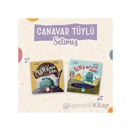 Canavar Tüylü Seti - 2 Kitap - Elife Kurum - Karavan Çocuk Yayınları