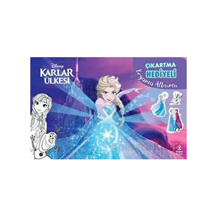Karlar Ülkesi Çıkartma Hediyeli Boyama Albümü - Kolektif - Doğan Çocuk
