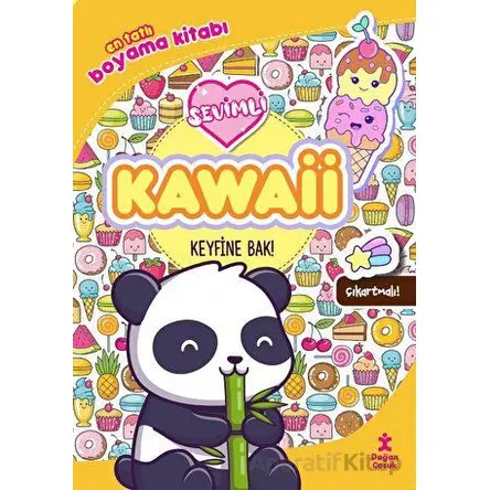 Kawaii Boyama Kitabı Keyfine Bak - Kolektif - Doğan Çocuk