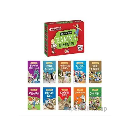 Çocuklar için Harika Klasikler (10 Kitap + Soru Kitapçığı) - Kolektif - Bıcırık Yayınları