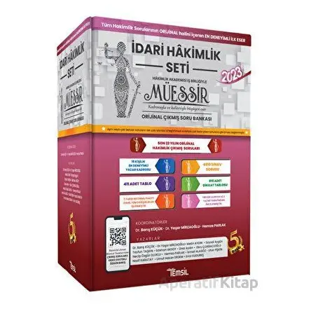 Müessir İdari Hakimlik Seti - Kolektif - Temsil Kitap