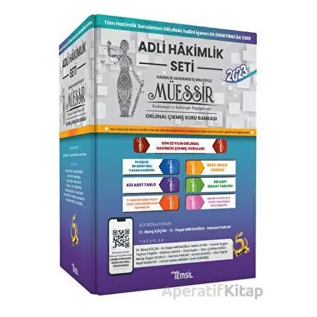 Müessir Adli Hakimlik Seti - Kolektif - Temsil Kitap