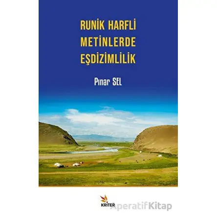Runik Harfli Metinlerde Eşdizimlilik - Pınar Sel - Kriter Yayınları