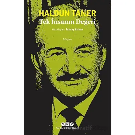 Tek İnsanın Değeri - Haldun Taner - Yapı Kredi Yayınları