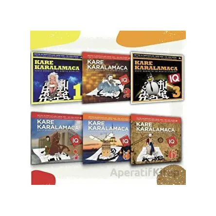 Kare Karalamaca Seti 1 - 7den 70e Akıl ve Mantık Oyunları - Ahmet Karaçam - Ekinoks Yayın Grubu